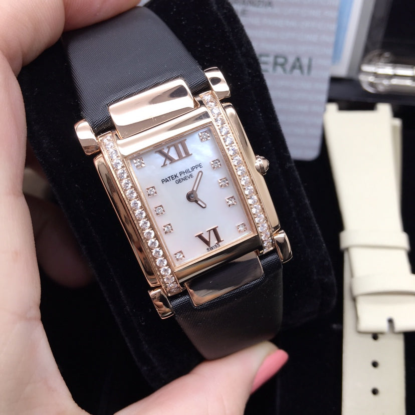 PATEK Twenty-Four 25mm Pink Gold Mop Pearl