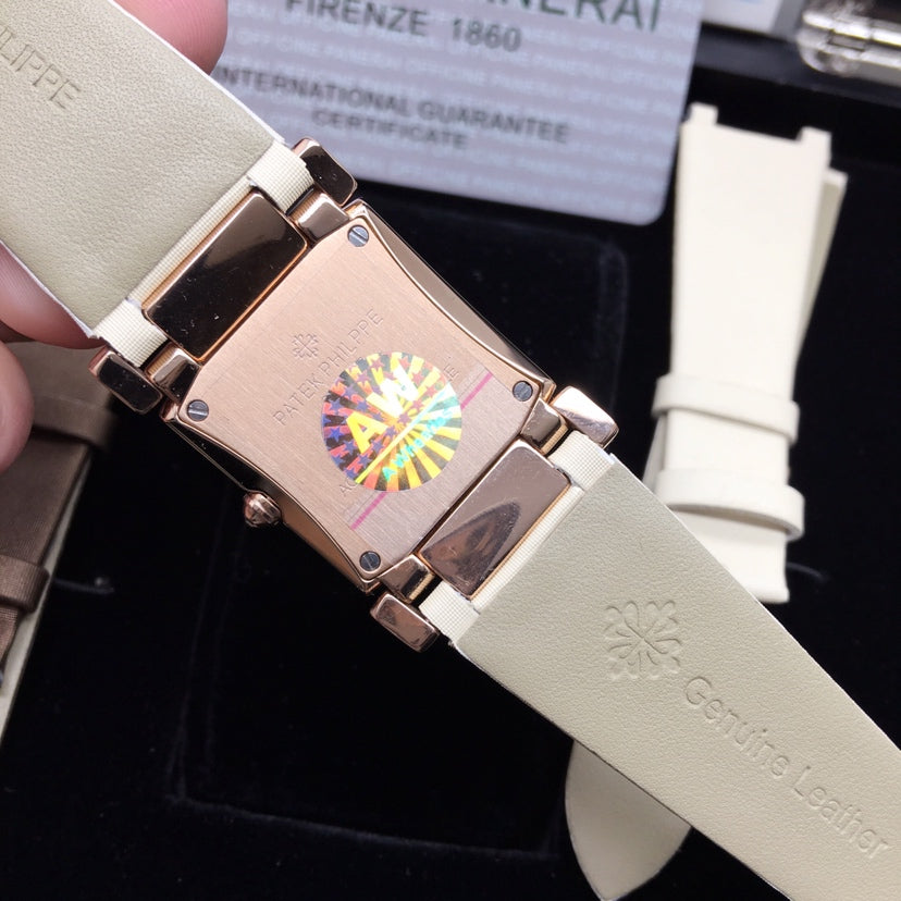 PATEK Twenty-Four 25mm Pink Gold Mop Pearl