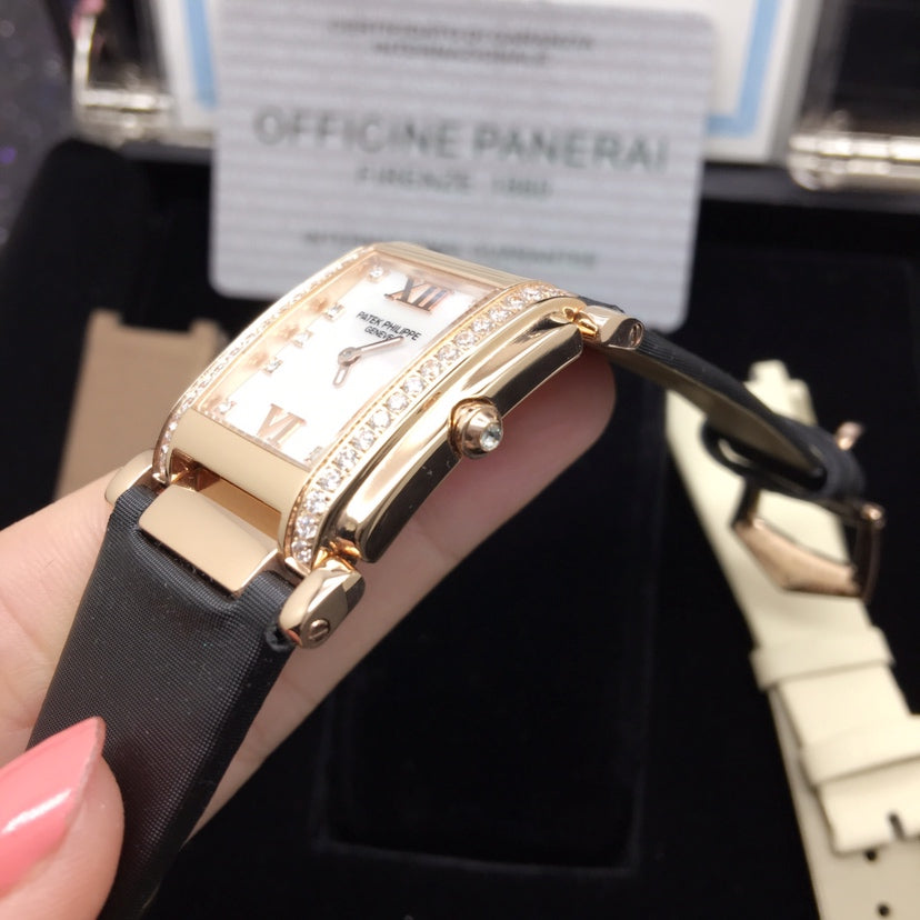 PATEK Twenty-Four 25mm Pink Gold Mop Pearl