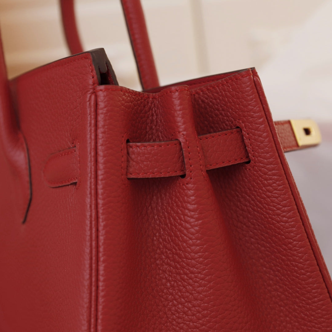 HM BIRKIN BAG 30 CRIMSON TOGO GOLD HARDWARE