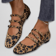 Lily | Ballerinas mit Animalprint