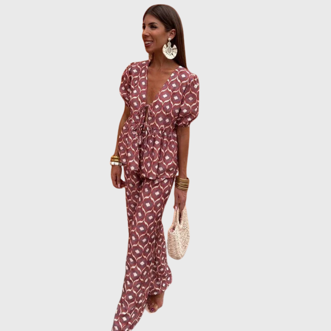 Talitha | Set bedruckt casual