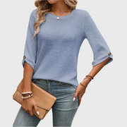 Hailey | Premium Waffelshirt