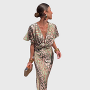 Clementine | Kleid mit Drapier-Effekt