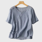 Sienna | Bluse aus Leinenstoff