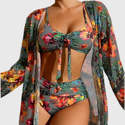 Valery | Bikini mit Tropen-Print