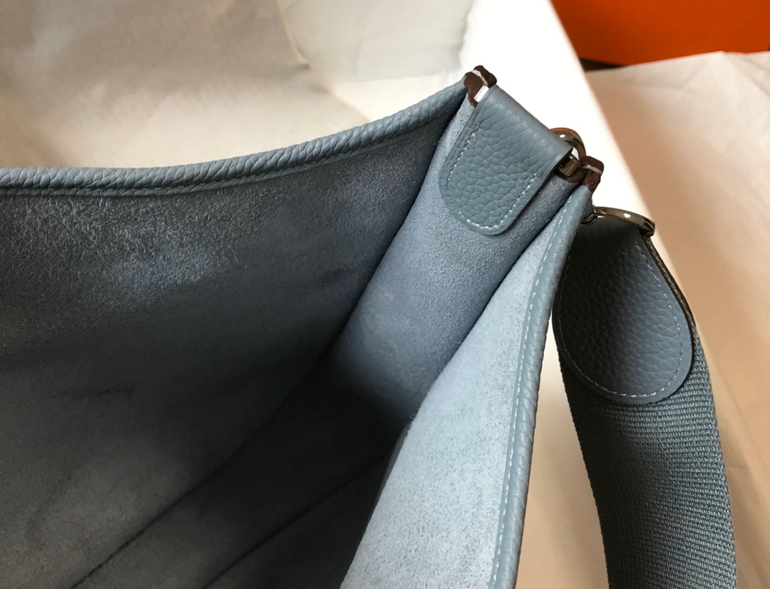 HM EVELYNE BAG 28 BLUE TOGO