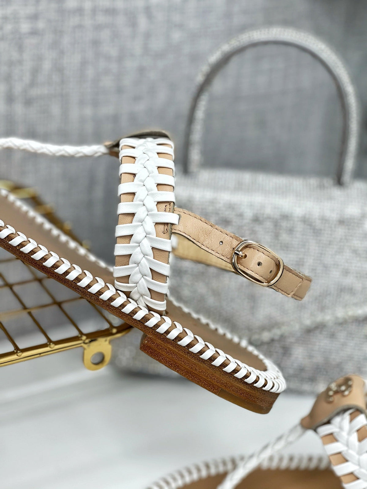 Chanel 2026 Braided Sandals Leather 162281