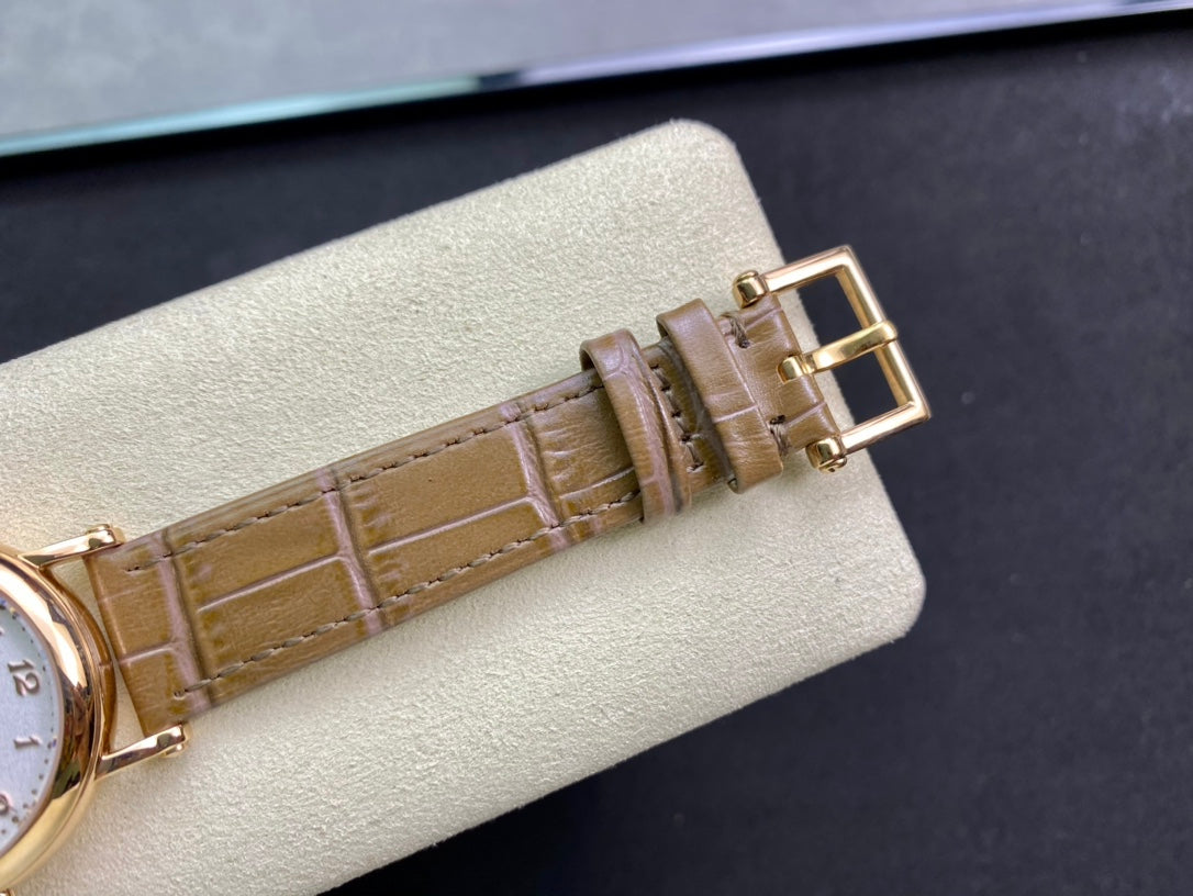 PATEK Calatrava 34.6mm Gold White Dial