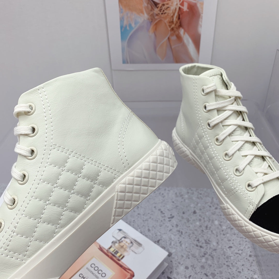 Chanel 2026 Quilted Sneakers Leather 162153