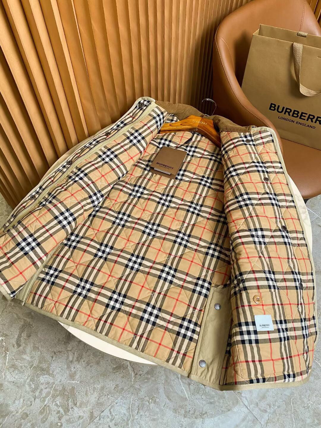 Bur 25 Jacket Beige Cotton And Polyester 282739
