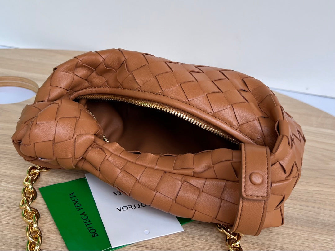 mini jodie 28 brown lambskin