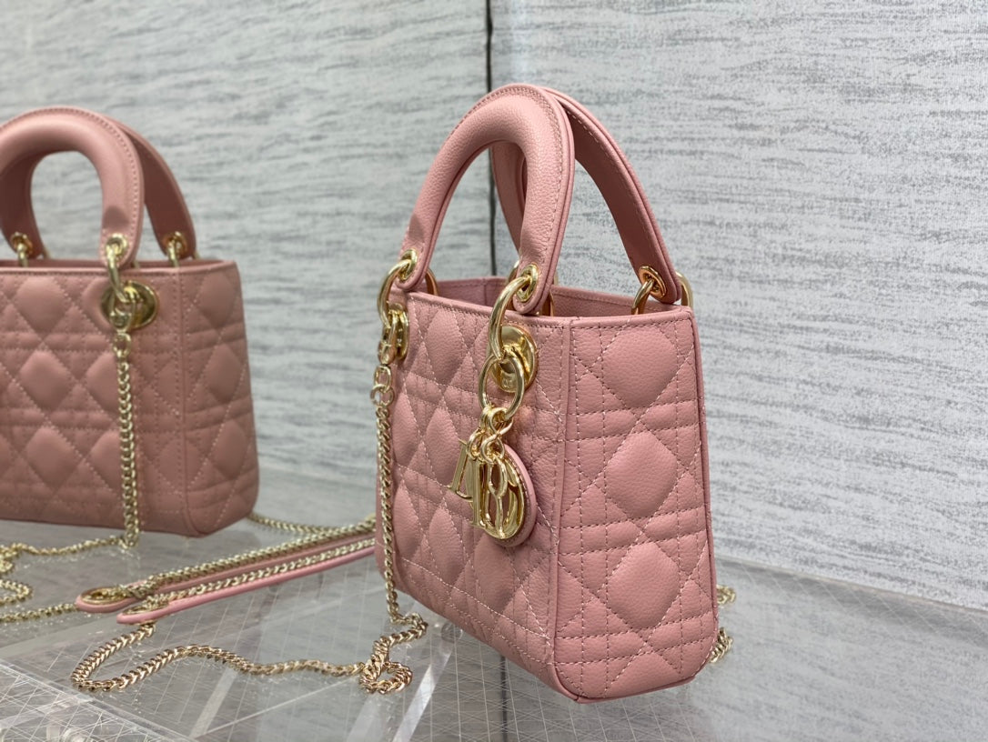 mini lady 17 sakura calfskin ghw