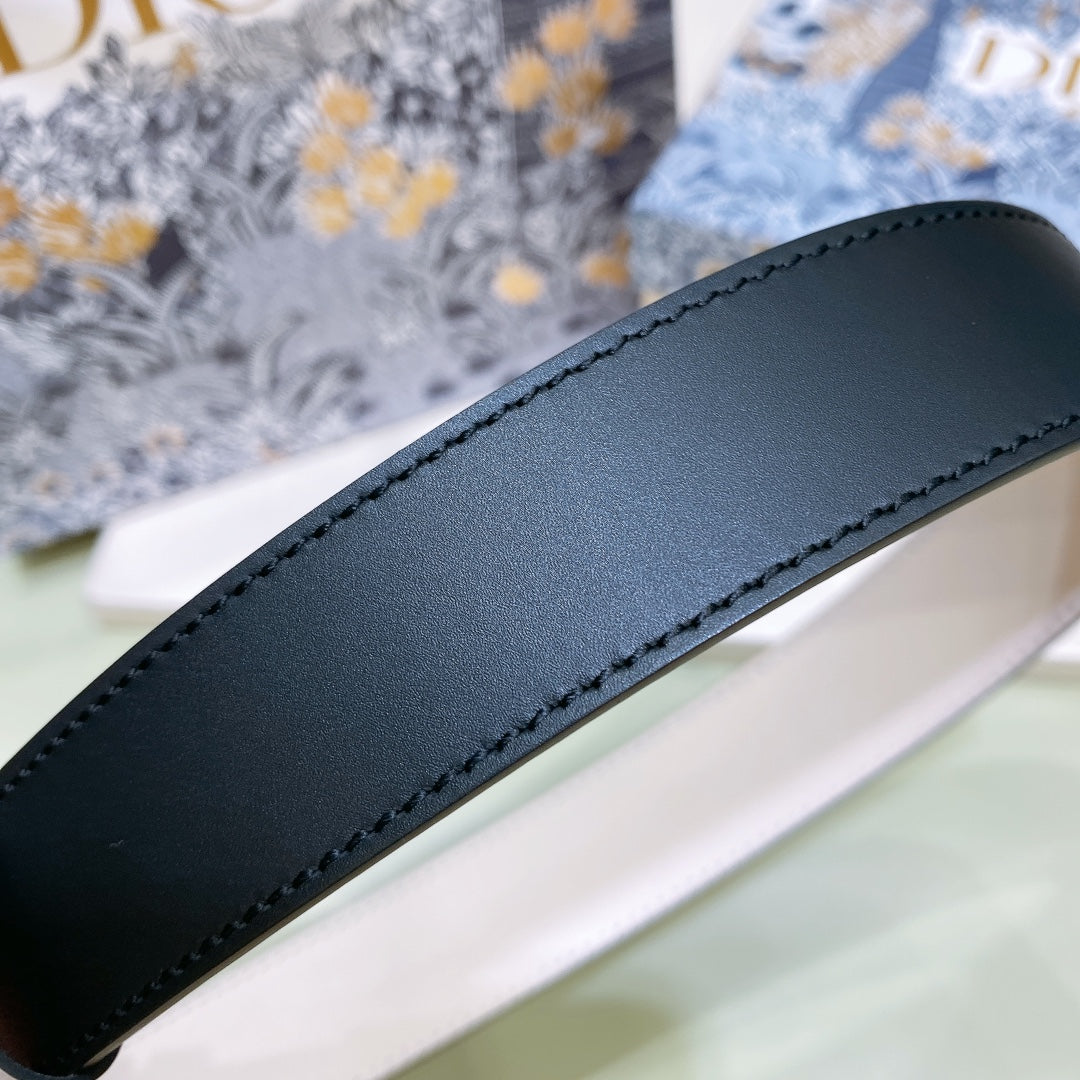 Dior 2026 D-Fence Reversible Belt 20mm Calfskin