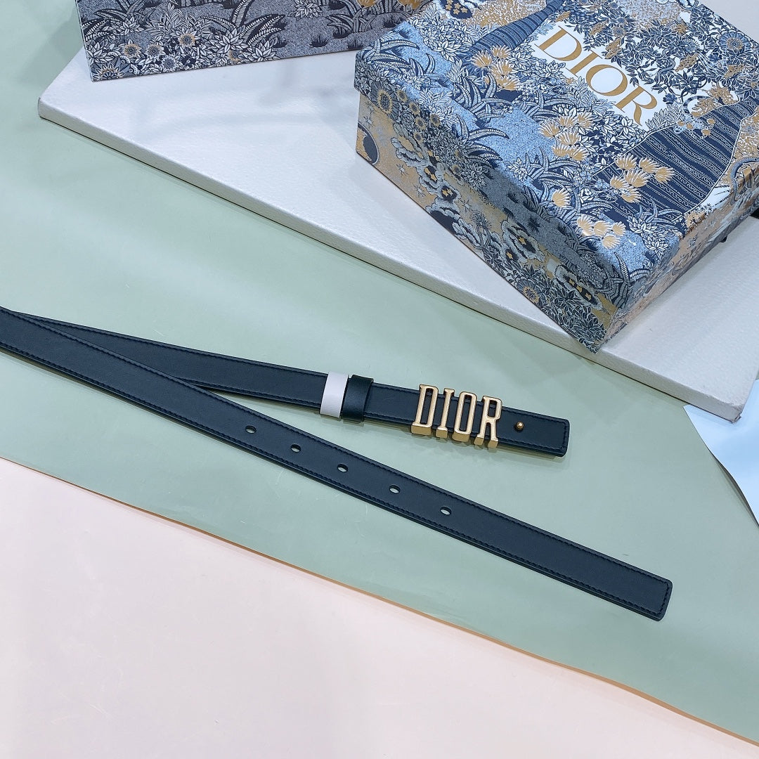 Dior 2026 D-Fence Reversible Belt 20mm Calfskin