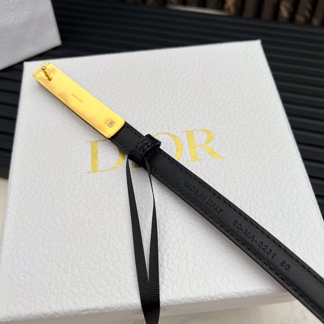 Dior 2026 ID Belt 15mm Smooth Calfskin