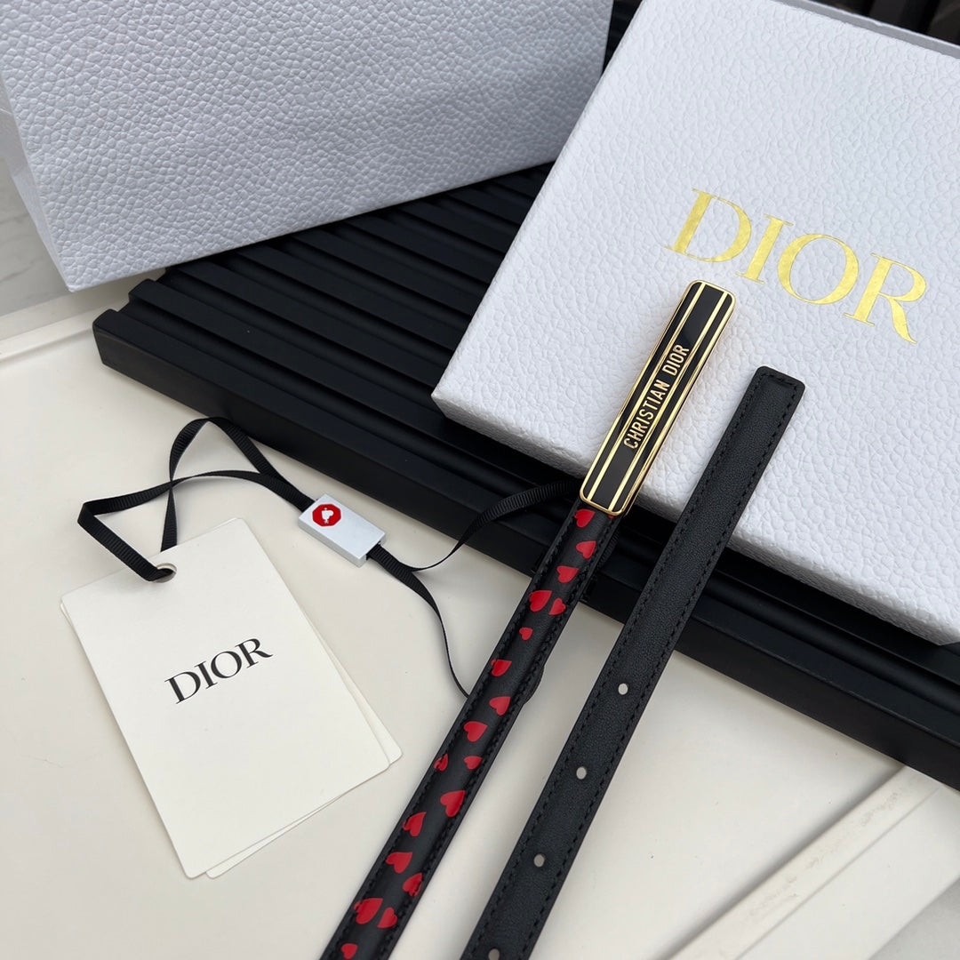 Dior 2026 ID Belt 15mm Smooth Calfskin