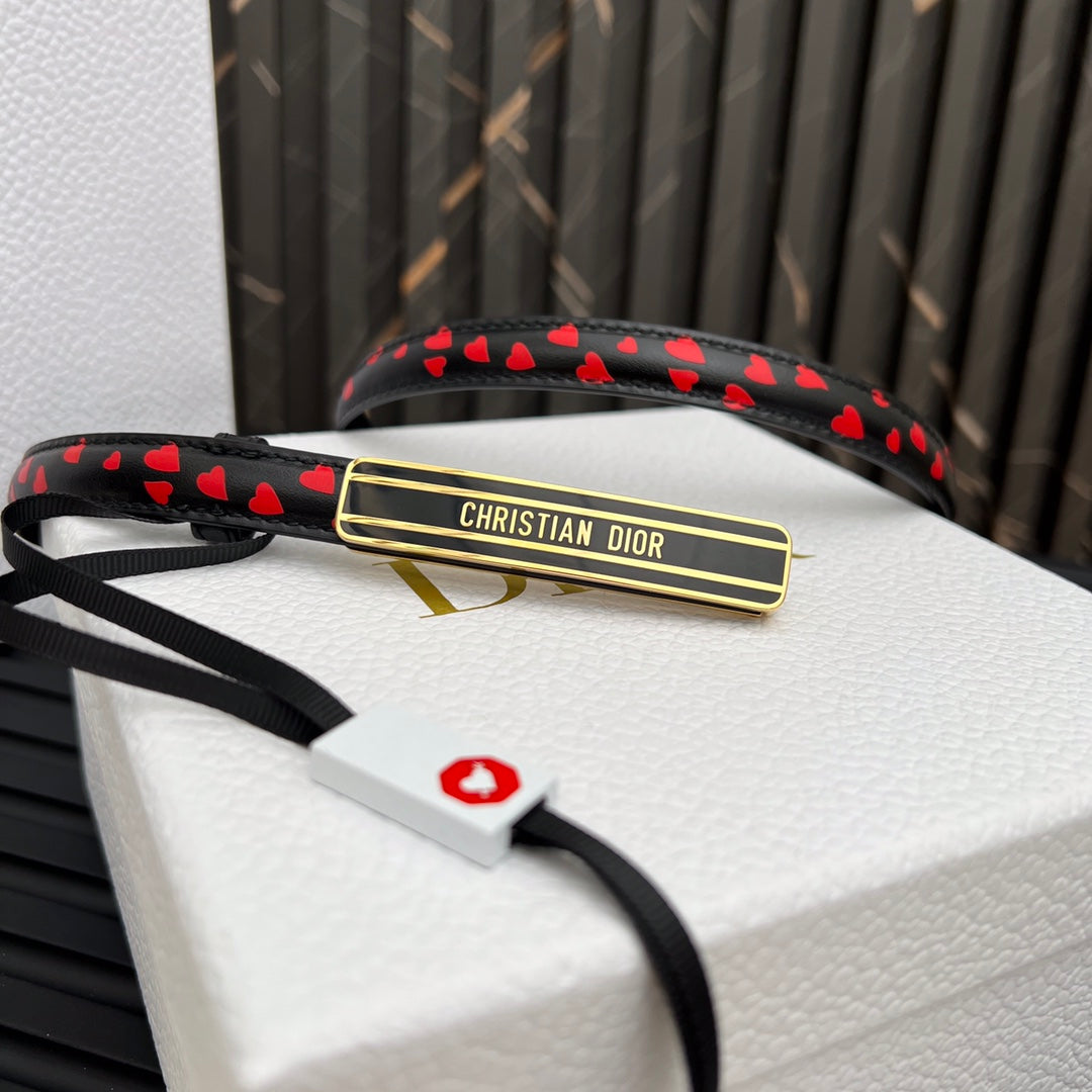 Dior 2026 ID Belt 15mm Smooth Calfskin