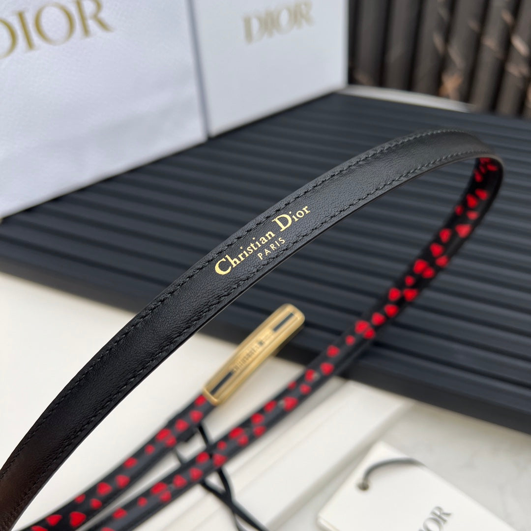 Dior 2026 ID Belt 15mm Smooth Calfskin