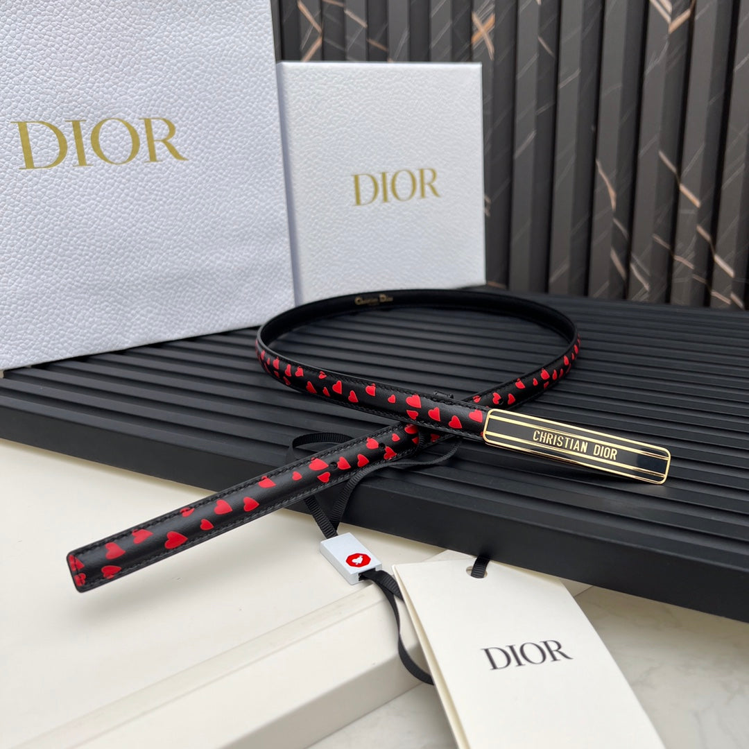 Dior 2026 ID Belt 15mm Smooth Calfskin