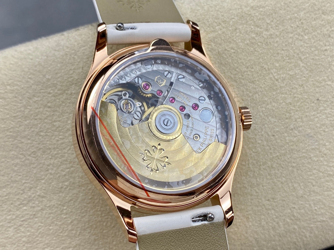 PATEK Calatrava 33mm Pink Glod Champagne Gold Dial