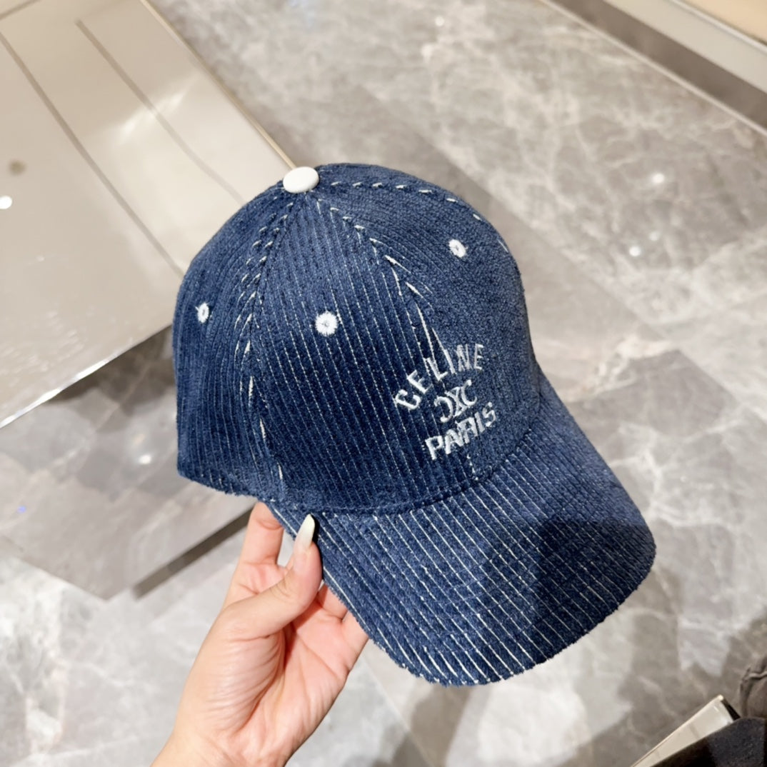 Celin Cap Blue Cotton Fabric 210414