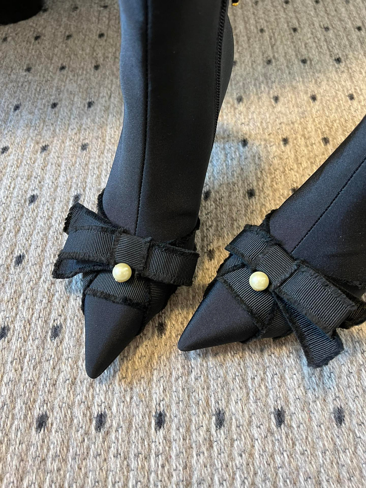 Dior 2026 Ankle Boots 80mm Canvas 941964