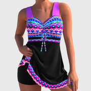 Ermilda | Badeanzug gestreift chic