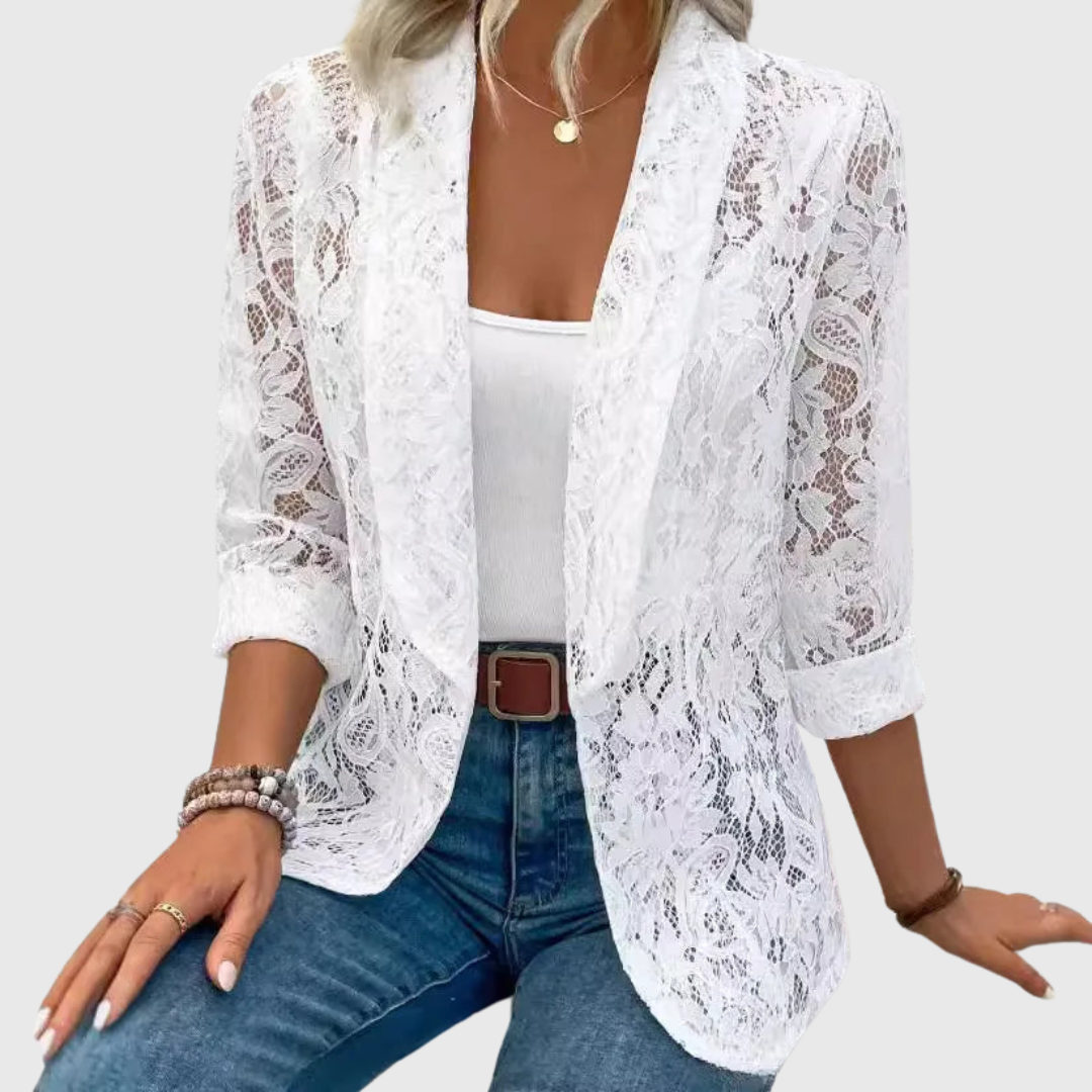 Felicity | Blazer mit Spitzen-Detail