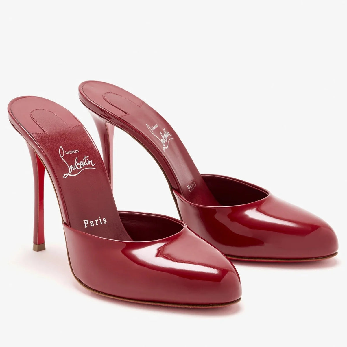Christian Louboutin 2026 Dolly Mule 100mm Patent Leather