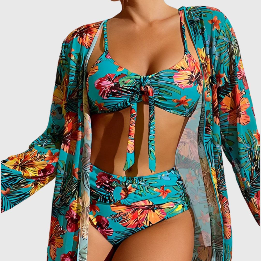 Valery | Bikini mit Tropen-Print