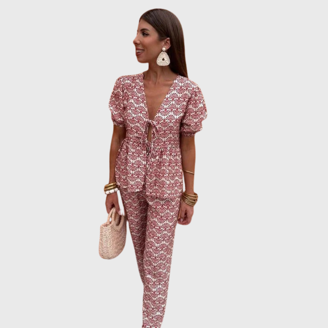 Talitha | Set bedruckt casual