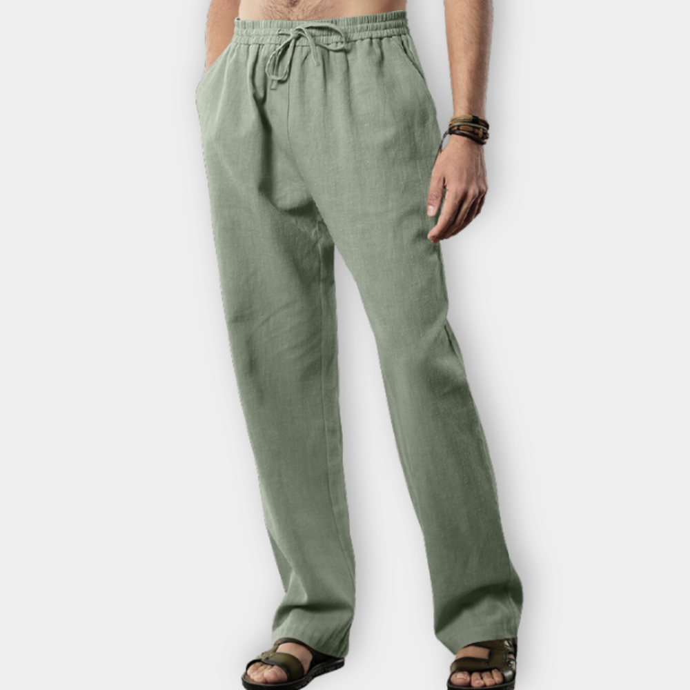 PANTALONI DI LINO PER LA CASA