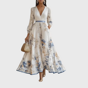 Solène | Kleid mit Blumenglanz