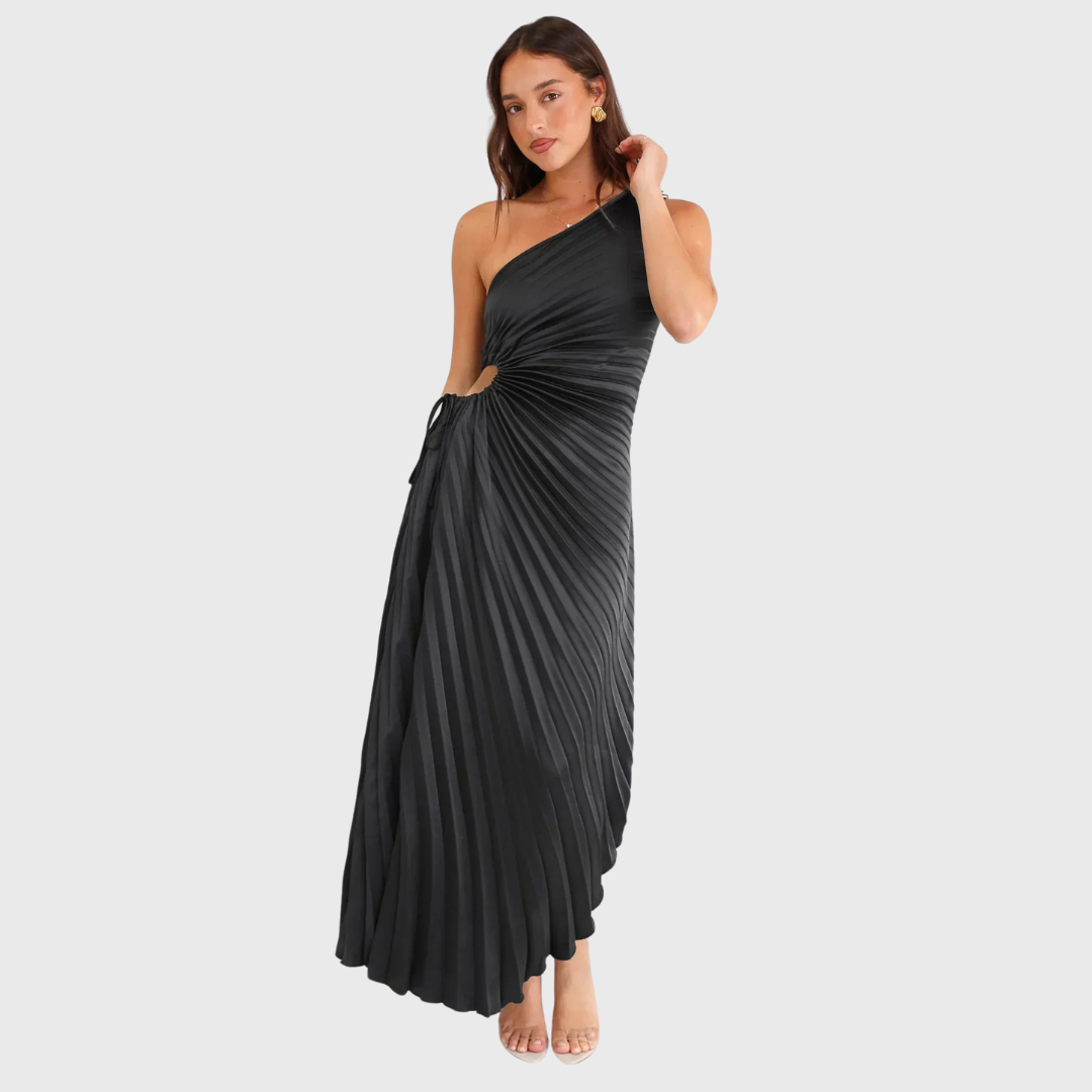 Silvie | Plissiertes Midikleid