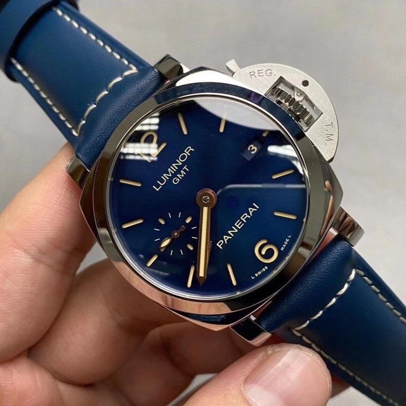 LUMINOR 1950 GMT 44MM STAINLESS STEEL BLUE DIAL