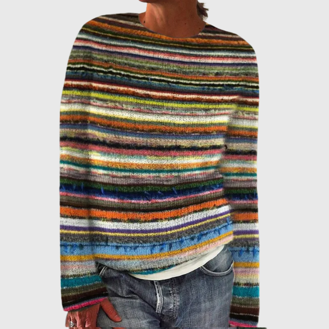 Chloe | Pullover cozy stripes