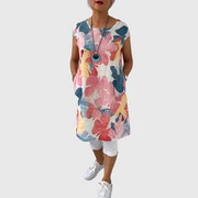 Elettra | Bluse mit Blumen-Detail