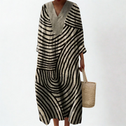 Ginevra | Kleid mit Wellen-Design