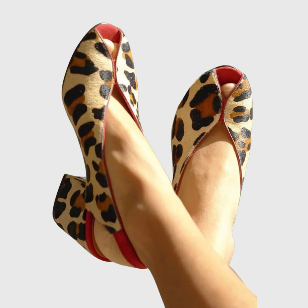 Harper | Sandalen mit Panthère-Look