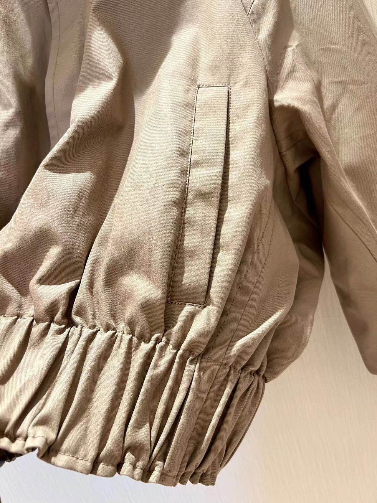 Bottega Veneta Coat Beige Cotton