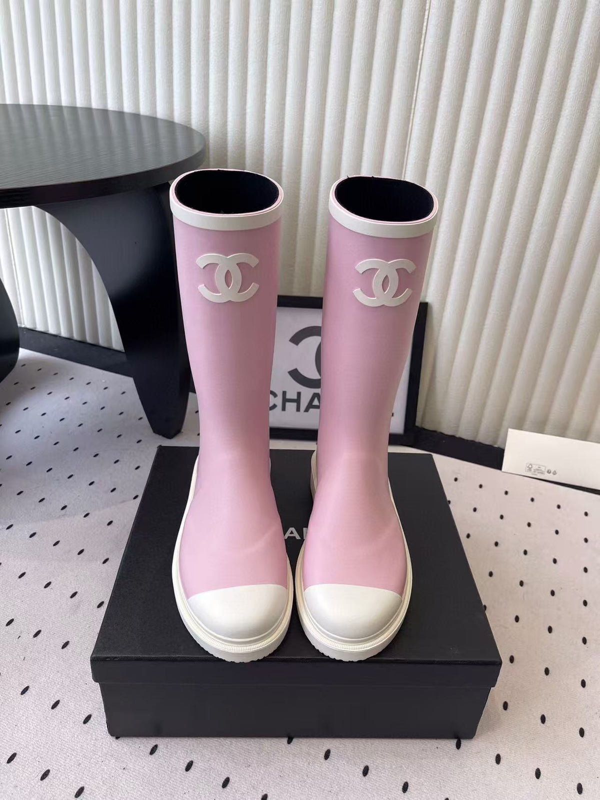 Chanel 2025 Rain Boot Rubber