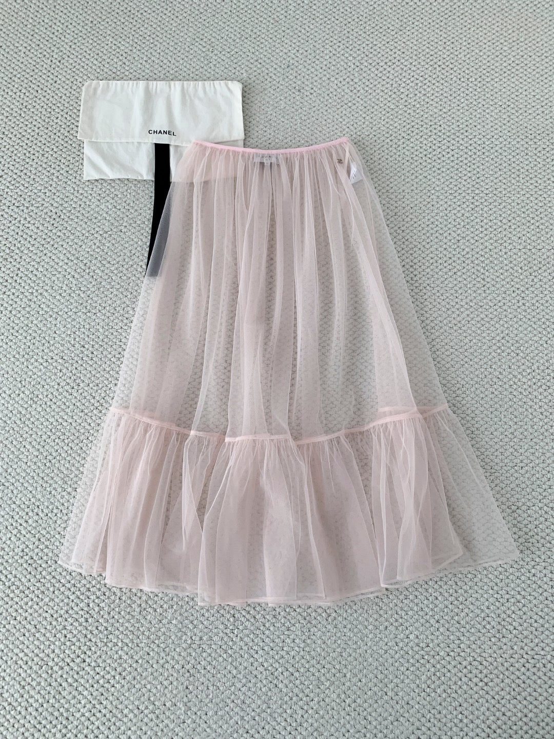 Chanel 2026 Mesh Long Skirt