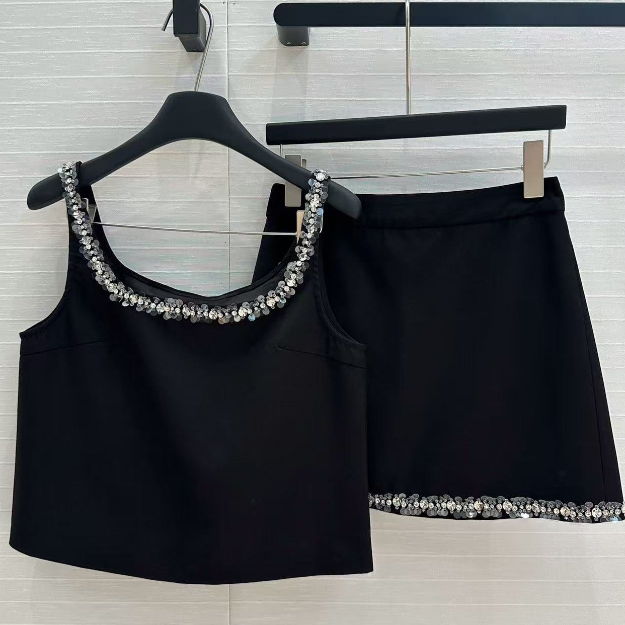 Gucci Vest Set Black Cotton