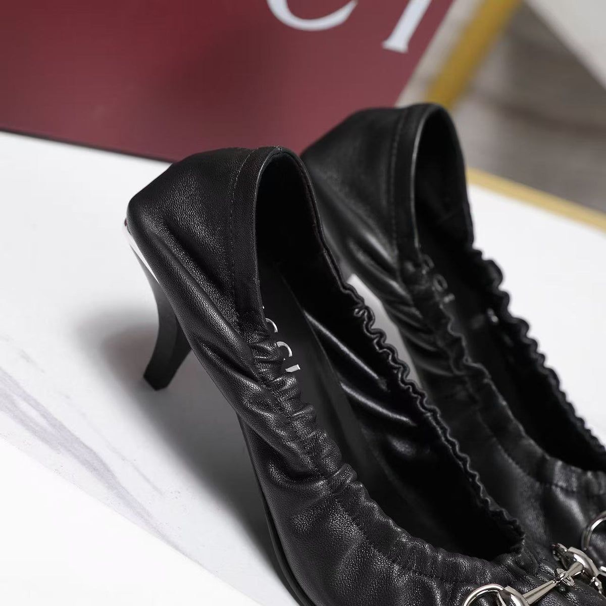 Gucci 2026 Vittoria Pump 55mm Suede Leather