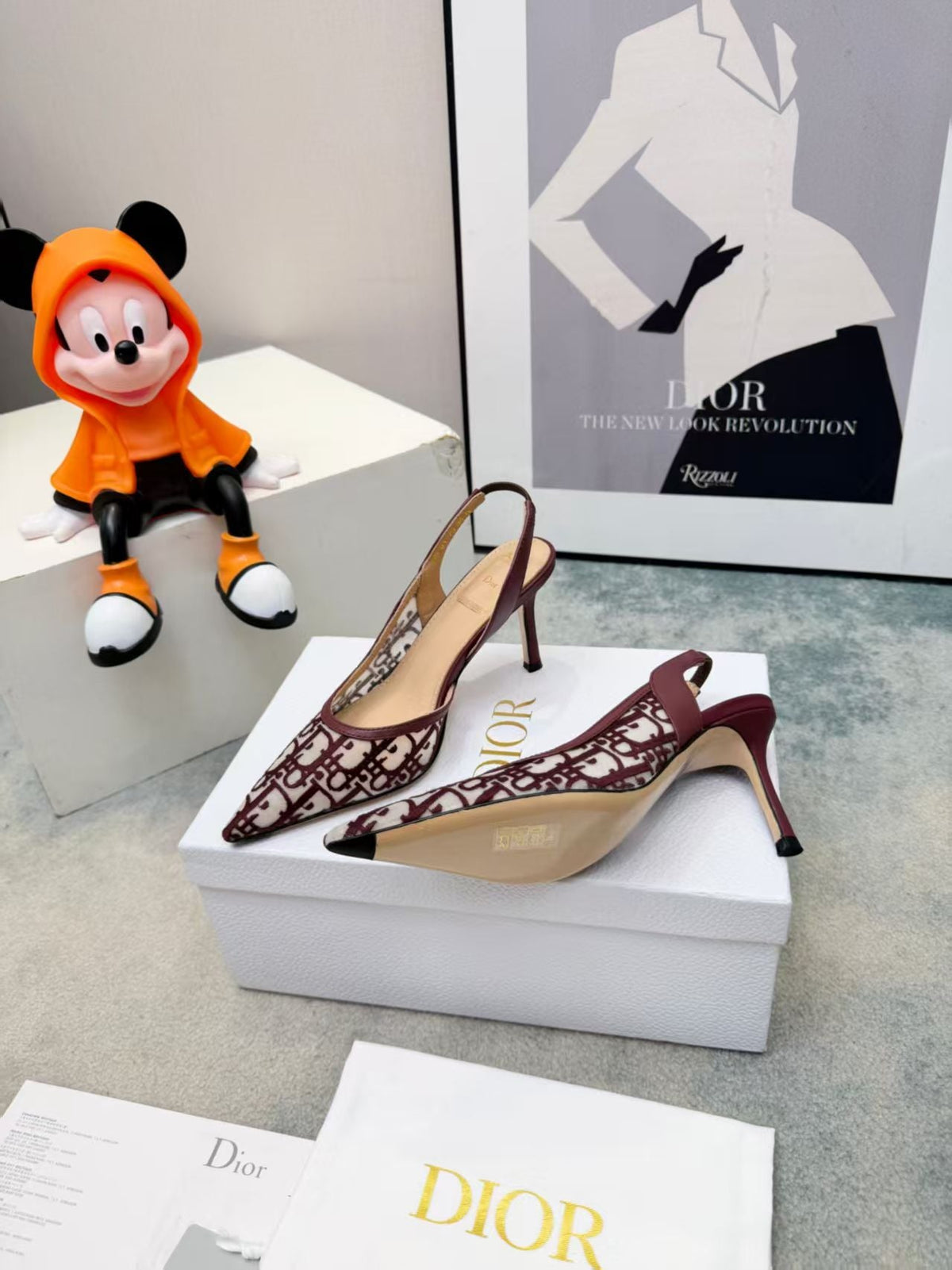 Dior 2026 Adiorable Slingback 80mm Mesh