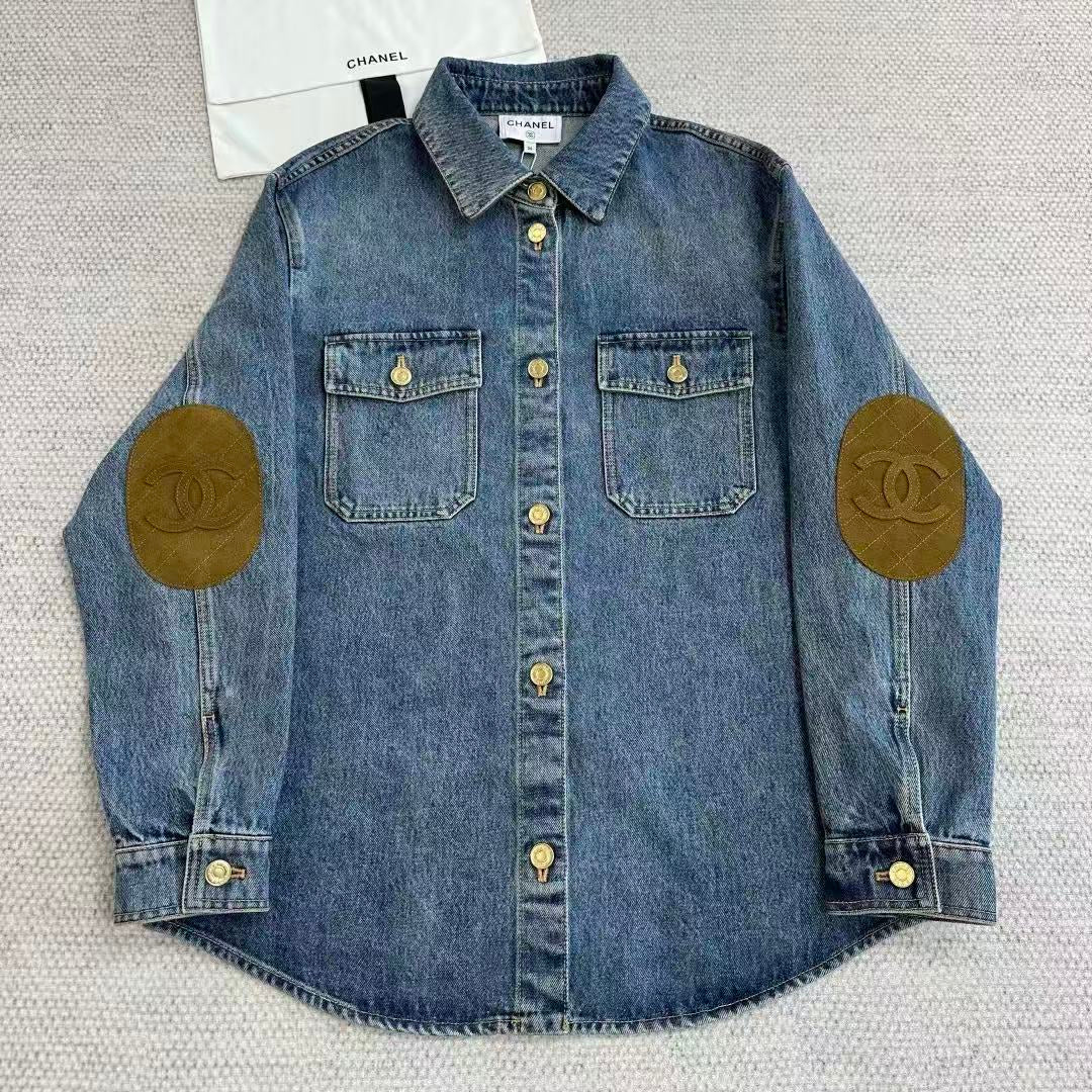 Chanel 2026 Denim Shirt Blue Cotton