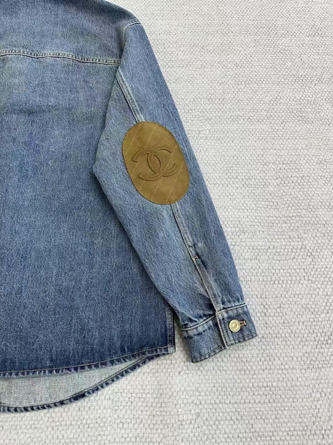 Chanel 2026 Denim Shirt Blue Cotton