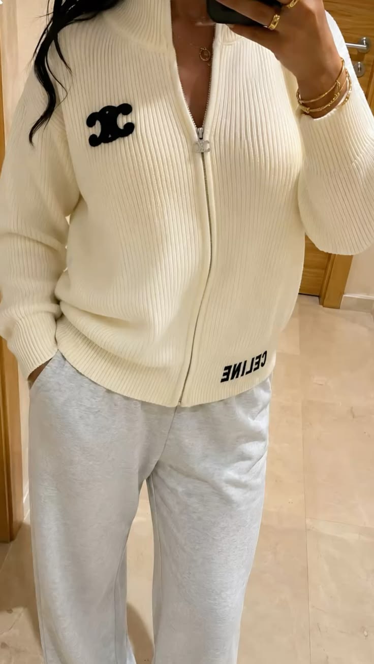 Celine 2026 Zip Cardigan Wool