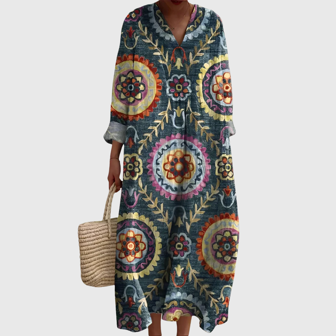 Norberta | Kleid organisch & floral